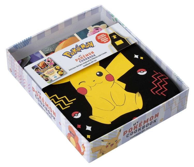 Book cover for My Pokémon Cookbook Gift Set [Apron]: Delicious Recipes Inspired by Pikachu and Friends