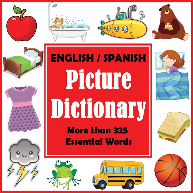 Book cover for English Spanish Picture Dictionary