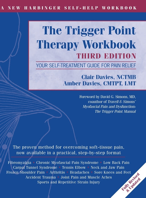 Book cover for Trigger Point Therapy Workbook: Your Self-Treatment Guide for Pain Relief (A New Harbinger Self-Help Workbook)