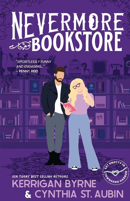 Book cover for Nevermore Bookstore: A Hot, Kink-Positive, Morally Gray, Grumpy-Sunshine Romcom