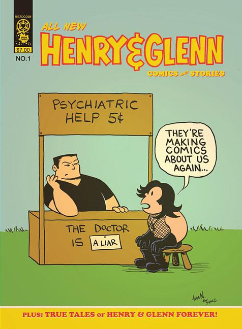 Book cover for All New Henry & Glenn Comics & Stories #1: True Tales of Henry & Glenn Forever