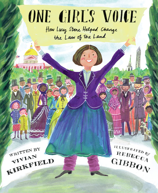 Book cover for One Girl's Voice: How Lucy Stone Helped Change the Law of the Land