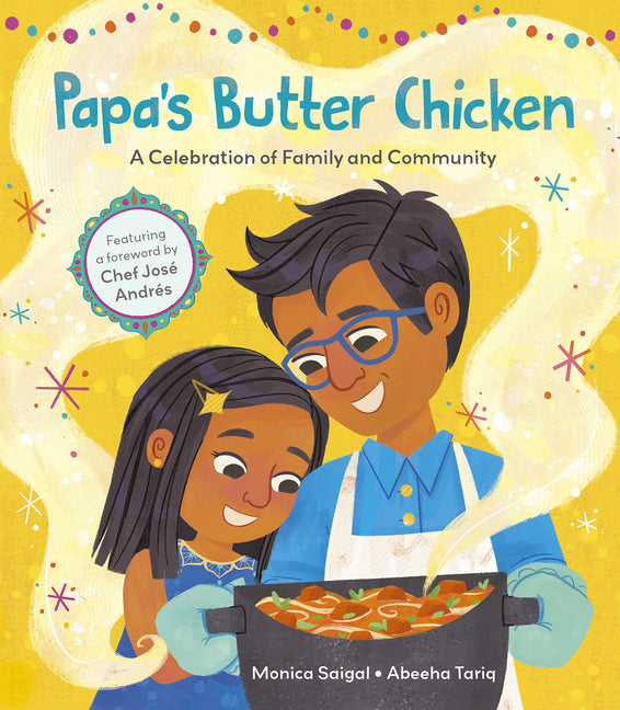 Book cover for Papa's Butter Chicken: A Celebration of Family and Community
