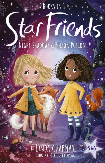 Book cover for Star Friends 2 Books in 1: Night Shadows & Poison Potion: Books 5 and 6