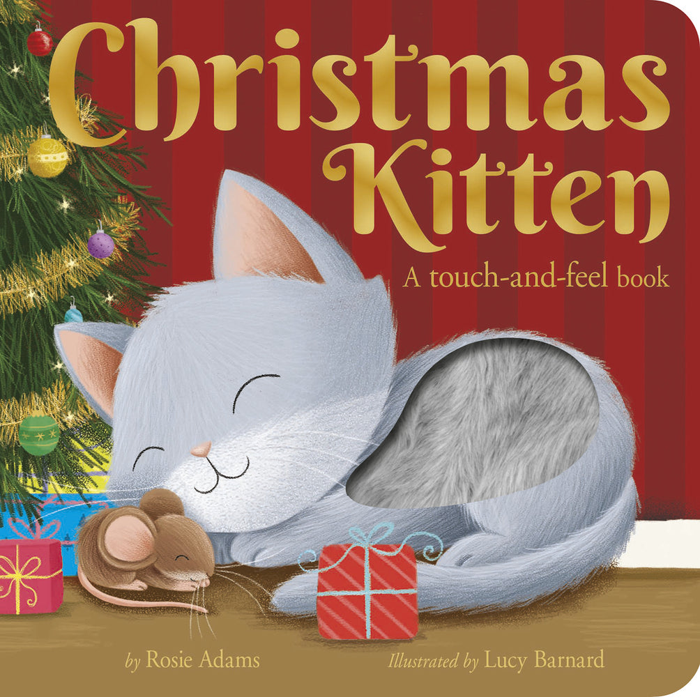 Book cover for Christmas Kitten: A Touch-And-Feel Book