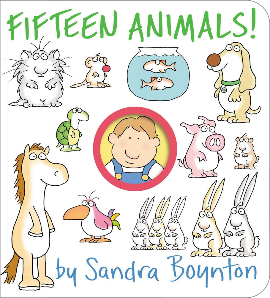 Book cover for Fifteen Animals!