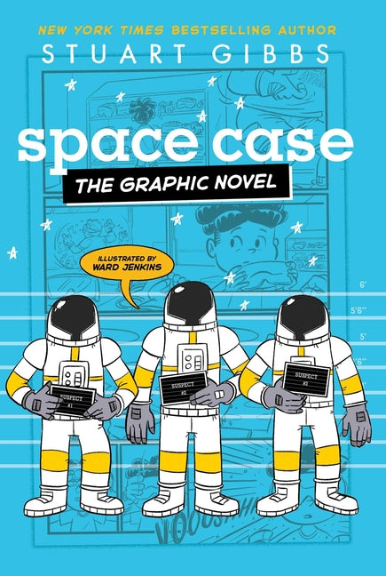 Book cover for Space Case the Graphic Novel