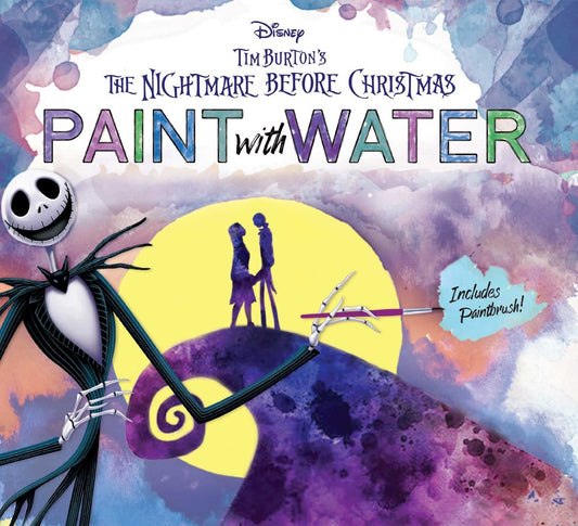 Book cover for Disney Tim Burton's the Nightmare Before Christmas Paint with Water