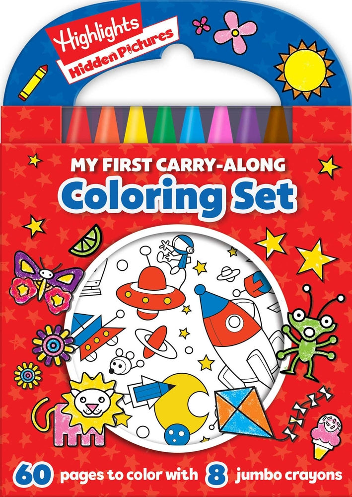 Book cover for Highlights: My First Hidden Pictures Carry-Along Coloring Set