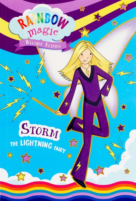 Book cover for Rainbow Magic Weather Fairies #6: Storm the Lightning Fairy