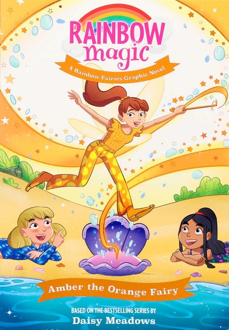 Book cover for Rainbow Magic Rainbow Fairies #2: Amber the Orange Fairy Graphic Novel