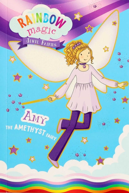 Book cover for Rainbow Magic Jewel Fairies #5: Amy the Amethyst Fairy