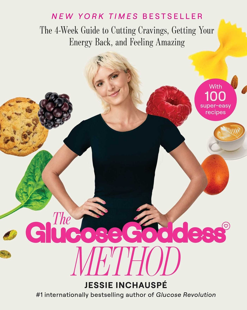 Book cover for The Glucose Goddess Method: The 4-Week Guide to Cutting Cravings, Getting Your Energy Back, and Feeling Amazing