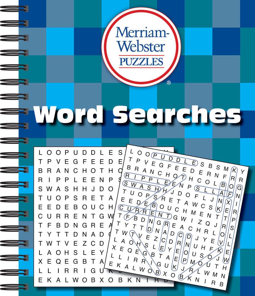 Book cover for Brain Games - Merriam-Webster Puzzles: Word Searches