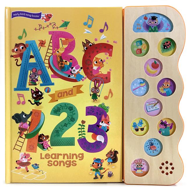 Book cover for ABC and 123 Learning Songs