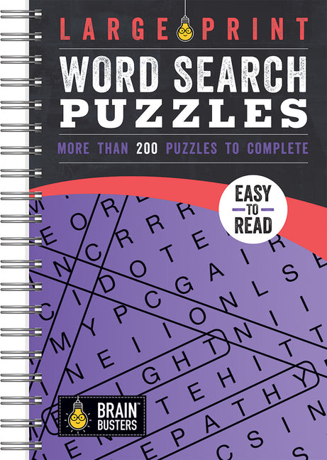 Book cover for Large Print Word Search Puzzles Purple: More Than 200 Puzzles to Complete