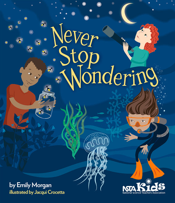 Book cover for Never Stop Wondering