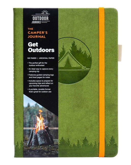 Book cover for The Camper's Journal (Outdoor Journal; Camping Log Book; Travel Diary)