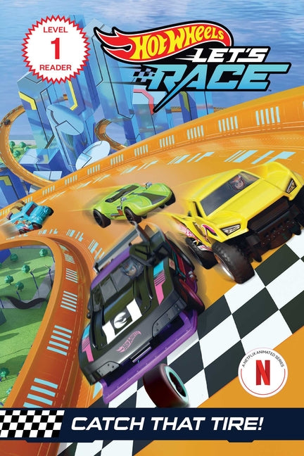 Book cover for Hot Wheels Let's Race: Catch That Tire!