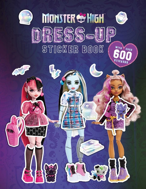 Book cover for Monster High: Dress-Up Sticker Book