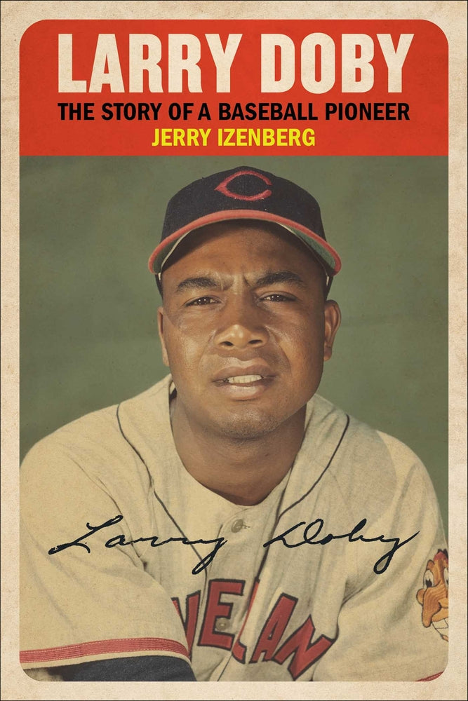 Book cover for Larry Doby in Black and White: The Story of a Baseball Pioneer