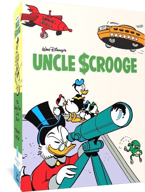 Book cover for Walt Disney's Uncle Scrooge Gift Box Set the Twenty-Four Carat Moon & Island in the Sky: Vols 22 and 24