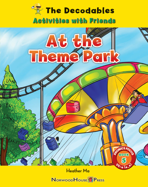 Book cover for At the Theme Park