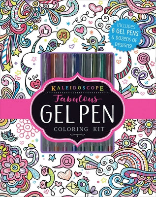 Book cover for Kaleidoscope: Fabulous Gel Pen Coloring Kit [With Pens/Pencils]