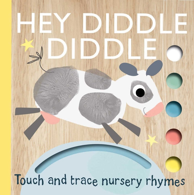 Book cover for Touch and Trace Nursery Rhymes: Hey Diddle Diddle