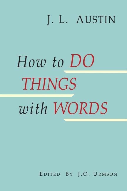 Book cover for How to Do Things with Words