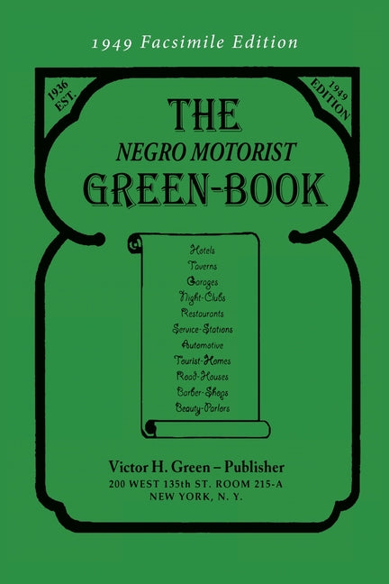 Book cover for Negro Motorist Green-Book: 1949 Facsimile Edition