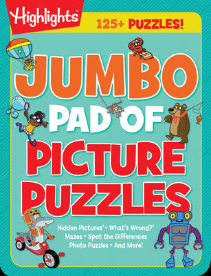 Book cover for Jumbo Pad of Picture Puzzles