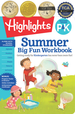 Book cover for Summer Big Fun Workbook Bridging Grades P & K