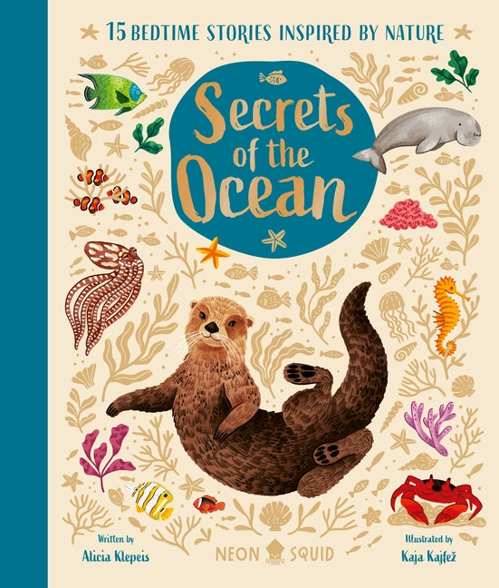 Book cover for Secrets of the Ocean: 15 Bedtime Stories Inspired by Nature