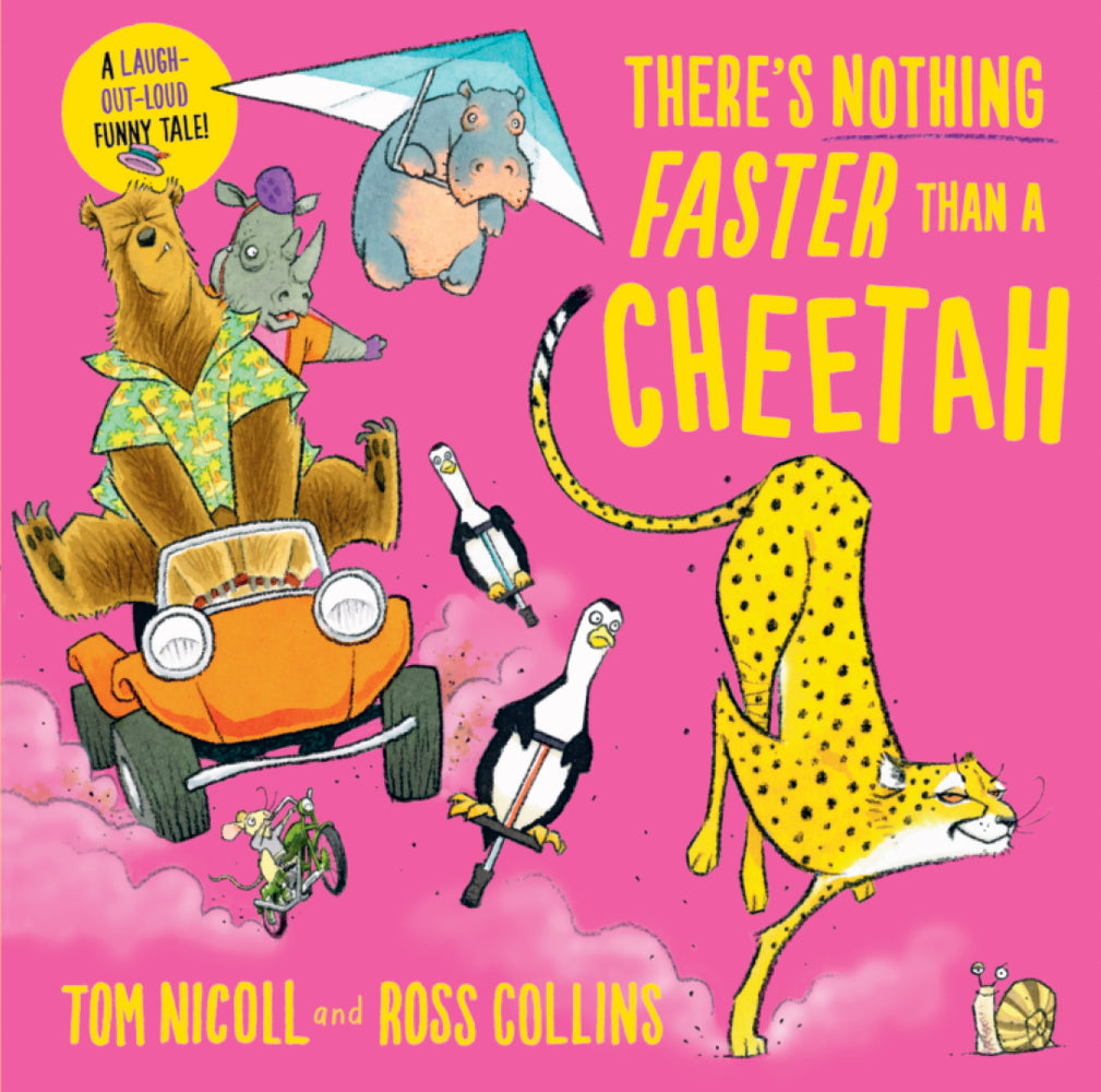 Book cover for There's Nothing Faster Than a Cheetah