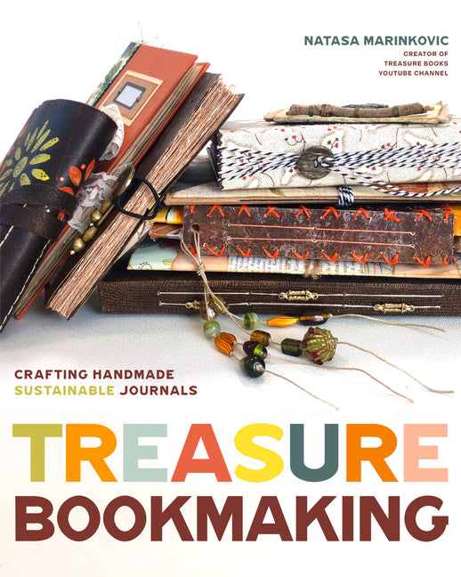 Book cover for Treasure Book Making: Crafting Handmade Sustainable Journals (Create Diary Diys and Papercrafts Without Bookbinding Tools)
