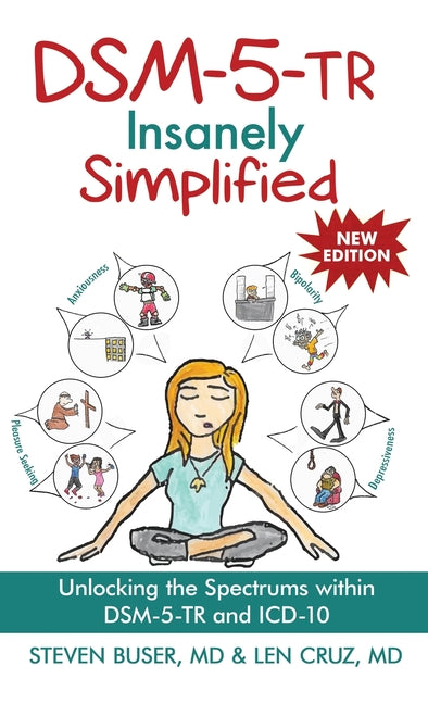 Book cover for DSM-5-TR Insanely Simplified: Unlocking the Spectrums within DSM-5-TR and ICD-10