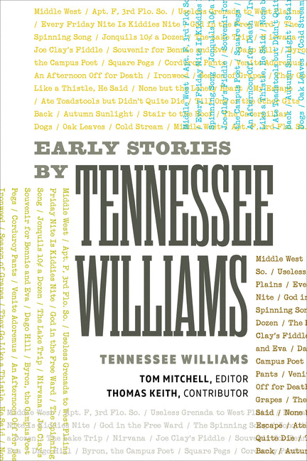 Book cover for Early Stories by Tennessee Williams