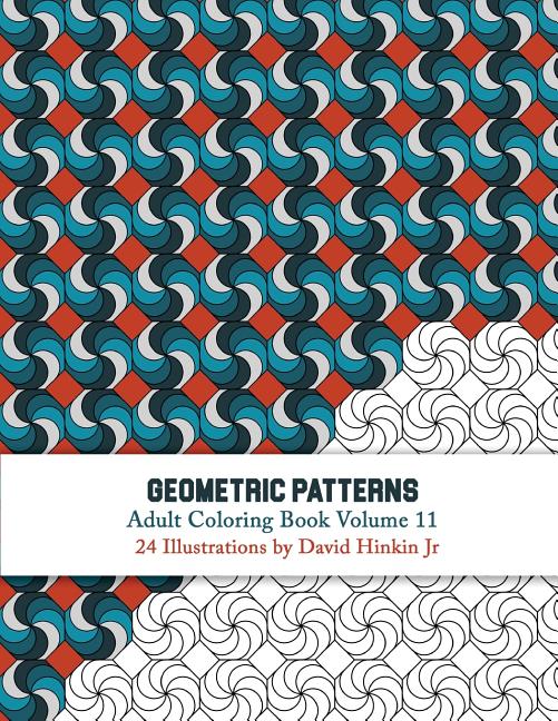 Book cover for Geometric Patterns - Adult Coloring Book Vol. 11