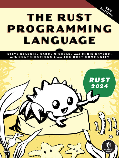 Book cover for Rust Programming Language, 3rd Edition