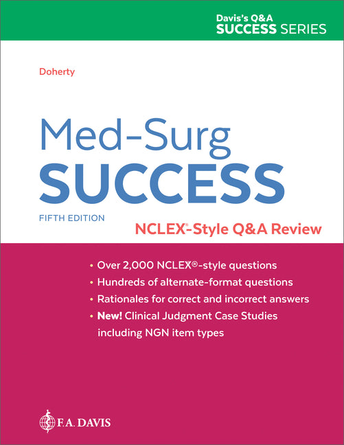 Book cover for Med-Surg Success: Nclex-Style Q&A Review