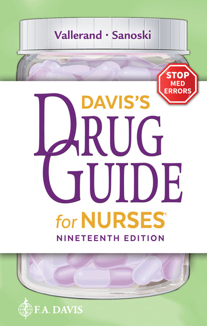 Book cover for Davis's Drug Guide for Nurses
