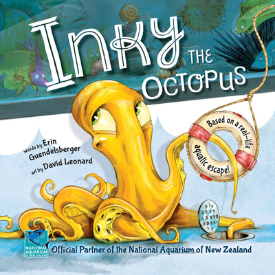 Book cover for Inky the Octopus: Based on a Real-Life Aquatic Escape!
