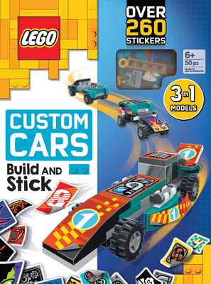 Book cover for Lego(r) Books Build and Stick: Custom Cars