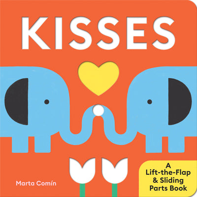 Book cover for Kisses: A Lift-The-Flap & Sliding Parts Book