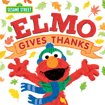 Book cover for Elmo Gives Thanks