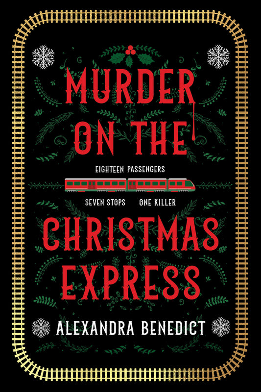 Book cover for Murder on the Christmas Express