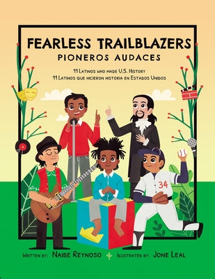 Book cover for Fearless Trailblazers: 11 Latinos Who Made U.S. History