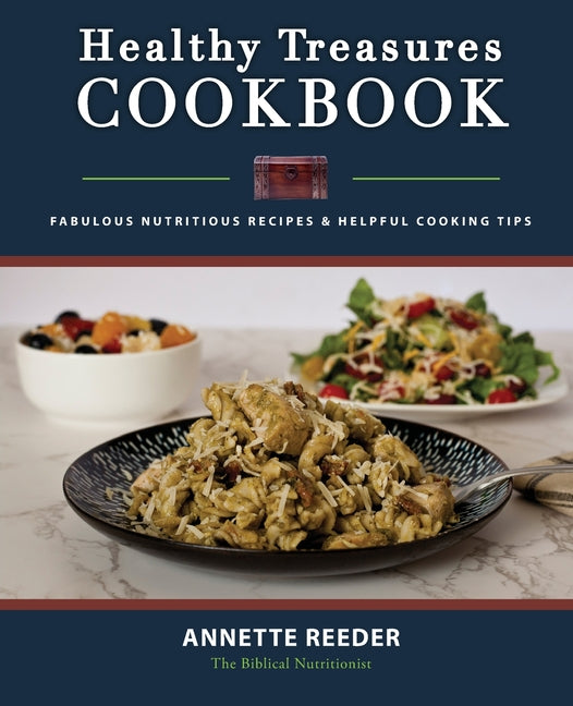 Book cover for Healthy Treasures Cookbook Second Edition: Fabulous Nutritious Recipes and Cooking Tips
