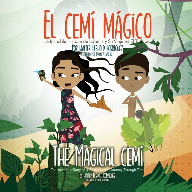 Book cover for Cemí Mágico: La Increíble Historia de Isabella y Su Viaje en El Tiempo